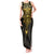 Personalized Polynesia Tank Maxi Dress With Christian Cross LT05 Women Gold - Polynesian Pride