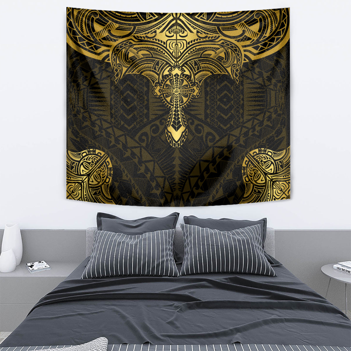 Polynesia Tapestry With Christian Cross LT05 - Polynesian Pride