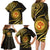 Polynesia Family Matching Long Sleeve Bodycon Dress and Hawaiian Shirt With Hindu Om Symbol LT05 - Polynesian Pride