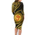 Polynesia Family Matching Long Sleeve Bodycon Dress and Hawaiian Shirt With Hindu Om Symbol LT05 - Polynesian Pride