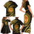 Polynesia Family Matching Short Sleeve Bodycon Dress and Hawaiian Shirt With Hindu Om Symbol LT05 - Polynesian Pride