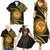 Polynesia Family Matching Summer Maxi Dress and Hawaiian Shirt With Hindu Om Symbol LT05 - Polynesian Pride