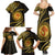 Polynesia Family Matching Summer Maxi Dress and Hawaiian Shirt With Hindu Om Symbol LT05 - Polynesian Pride