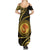 Polynesia Family Matching Summer Maxi Dress and Hawaiian Shirt With Hindu Om Symbol LT05 - Polynesian Pride