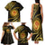 Polynesia Family Matching Tank Maxi Dress and Hawaiian Shirt With Hindu Om Symbol LT05 - Polynesian Pride