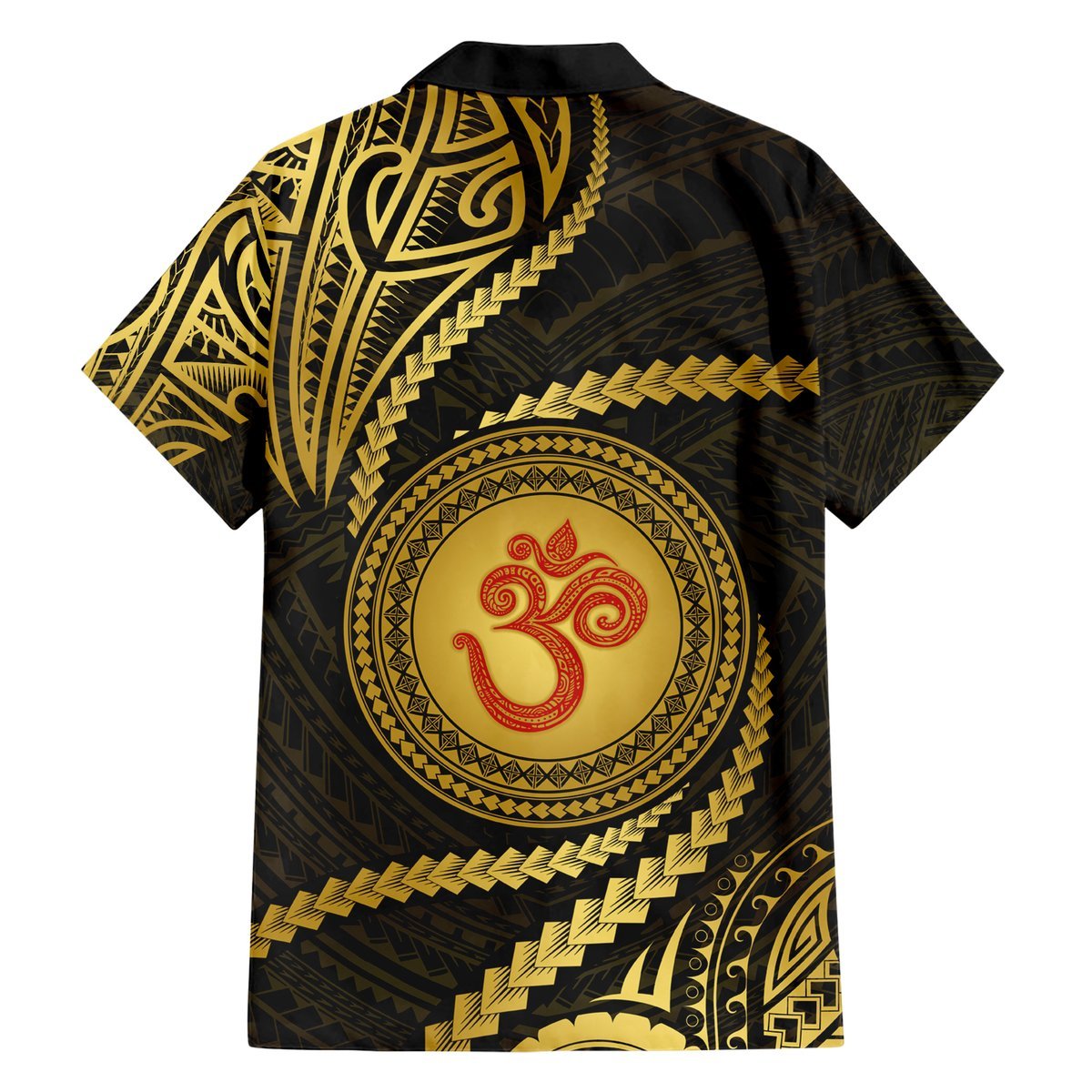 Polynesia Hawaiian Shirt With Hindu Om Symbol LT05 - Polynesian Pride