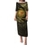 Polynesia Puletasi With Hindu Om Symbol LT05 Long Dress Gold - Polynesian Pride