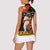 Papua New Guinea Christmas Women Sleeveless Polo Shirt Bird Of Paradise Hamamas Krismas