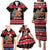 New Zealand Christmas Family Matching Puletasi and Hawaiian Shirt Funny Santa Riding Kiwi Meri Kirihimete