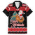 New Zealand Christmas Family Matching Puletasi and Hawaiian Shirt Funny Santa Riding Kiwi Meri Kirihimete