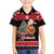 New Zealand Christmas Family Matching Puletasi and Hawaiian Shirt Funny Santa Riding Kiwi Meri Kirihimete