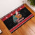 New Zealand Christmas Rubber Doormat Funny Santa Riding Kiwi Meri Kirihimete