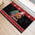 New Zealand Christmas Rubber Doormat Funny Santa Riding Kiwi Meri Kirihimete