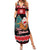 New Zealand Christmas Summer Maxi Dress Funny Santa Riding Kiwi Meri Kirihimete