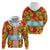 Polynesia Santa Claus Costume Hoodie Tropical Vibe