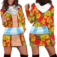Polynesia Santa Claus Costume Hoodie Dress Tropical Vibe LT05 - Polynesian Pride