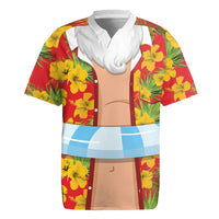 Polynesia Santa Claus Costume Rugby Jersey Tropical Vibe LT05 Red - Polynesian Pride