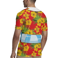 Polynesia Santa Claus Costume Rugby Jersey Tropical Vibe LT05 - Polynesian Pride