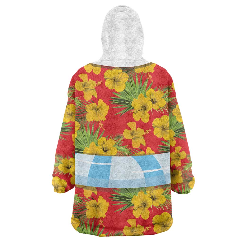 Polynesia Santa Claus Costume Wearable Blanket Hoodie Tropical Vibe LT05 - Polynesian Pride