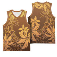 Tiare Tahiti Basketball Jersey Brown Polynesia Motifs LT05 - Polynesian Pride