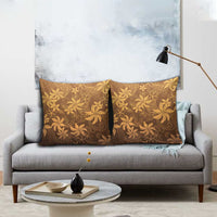 Tiare Tahiti Pillow Cover Brown Polynesia Motifs LT05 - Polynesian Pride