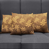 Tiare Tahiti Pillow Cover Brown Polynesia Motifs LT05 - Polynesian Pride