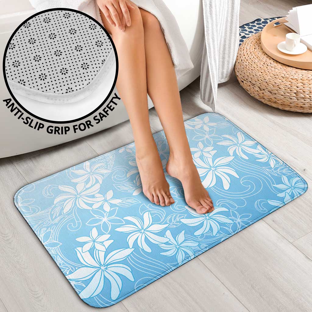 Tiare Tahiti Bathroom Set Blue Polynesia Motifs LT05 - Polynesian Pride