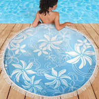 Tiare Tahiti Beach Blanket Blue Polynesia Motifs LT05 - Polynesian Pride