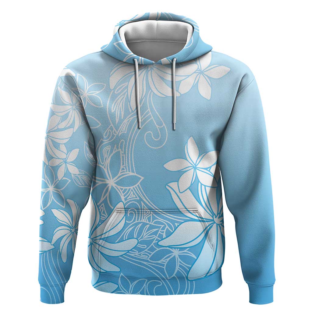 Tiare Tahiti Hoodie Blue Polynesia Motifs LT05 Pullover Hoodie Blue - Polynesian Pride