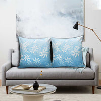 Tiare Tahiti Pillow Cover Blue Polynesia Motifs LT05 - Polynesian Pride