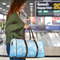 Tiare Tahiti Travel Bag Blue Polynesia Motifs LT05 - Polynesian Pride