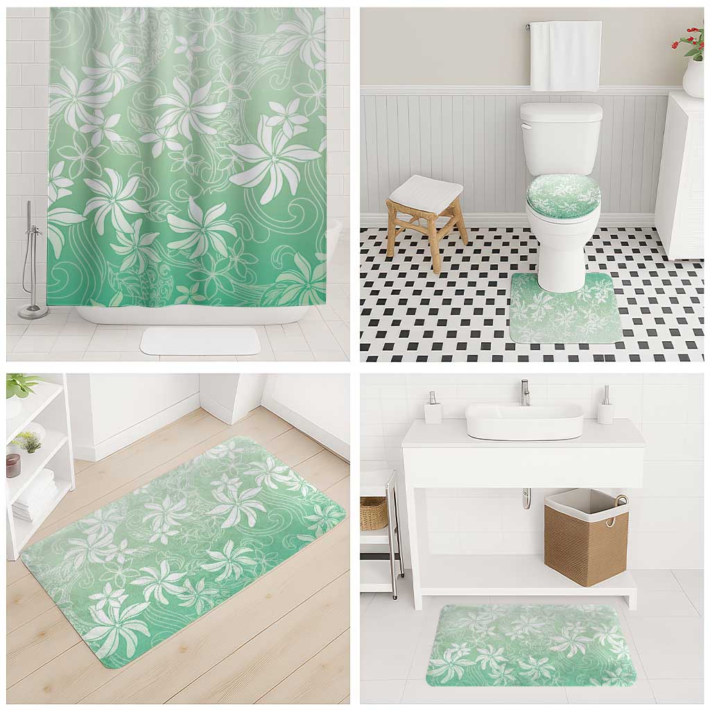 Tiare Tahiti Bathroom Set Matcha Polynesia Motifs LT05 - Polynesian Pride