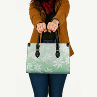Tiare Tahiti Leather Bag Matcha Polynesia Motifs LT05 - Polynesian Pride