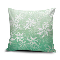Tiare Tahiti Pillow Cover Matcha Polynesia Motifs LT05 Green - Polynesian Pride