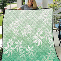 Tiare Tahiti Quilt Matcha Polynesia Motifs LT05 Green - Polynesian Pride