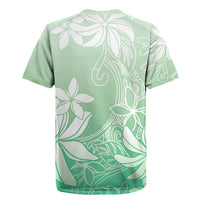 Tiare Tahiti Rugby Jersey Matcha Polynesia Motifs LT05 - Polynesian Pride