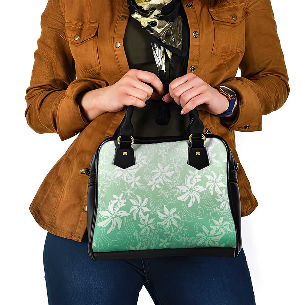 Tiare Tahiti Shoulder Handbag Matcha Polynesia Motifs LT05 - Polynesian Pride