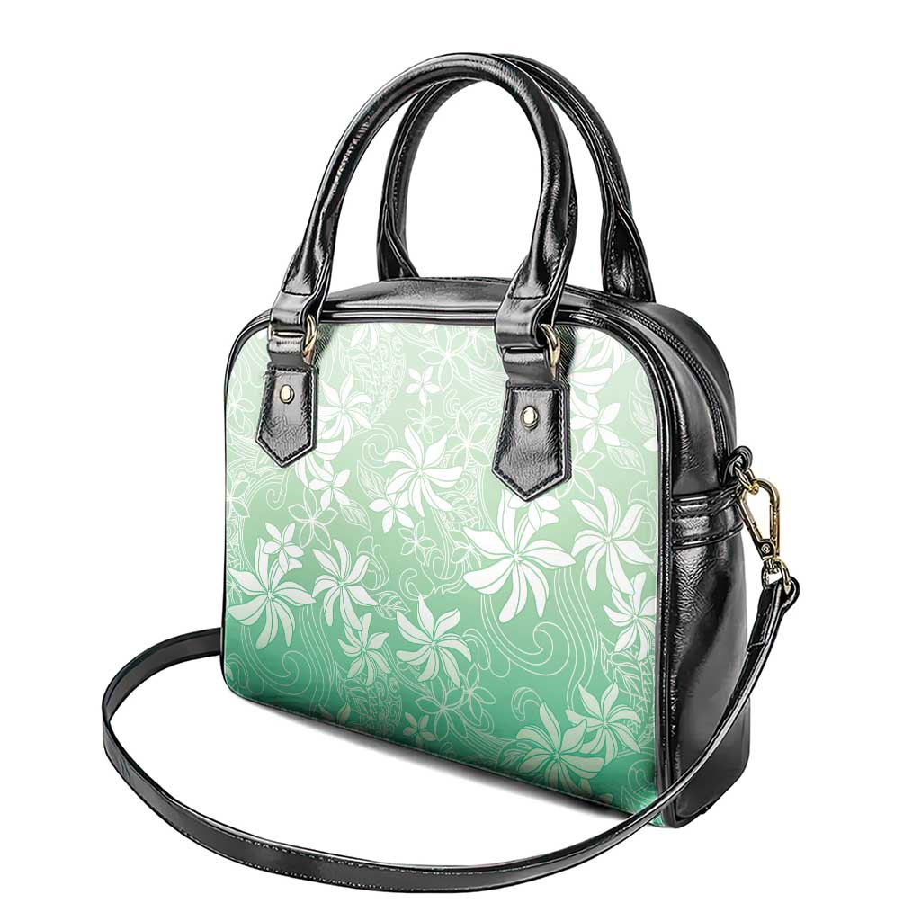 Tiare Tahiti Shoulder Handbag Matcha Polynesia Motifs LT05 - Polynesian Pride