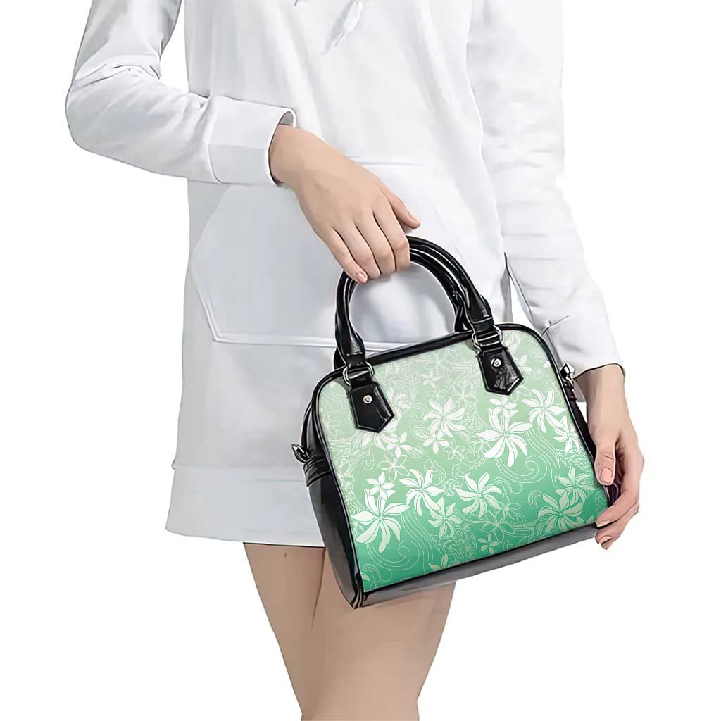 Tiare Tahiti Shoulder Handbag Matcha Polynesia Motifs LT05 - Polynesian Pride