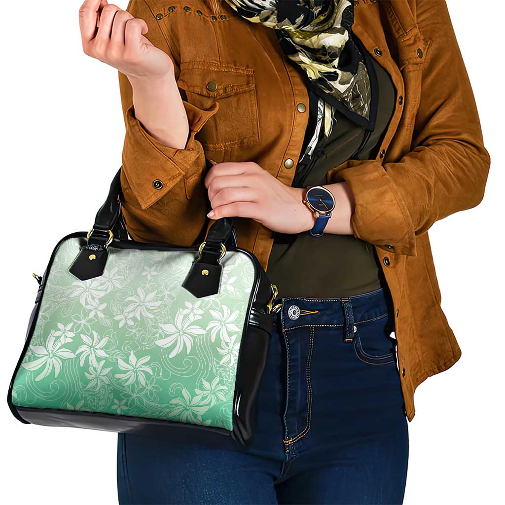 Tiare Tahiti Shoulder Handbag Matcha Polynesia Motifs LT05 - Polynesian Pride