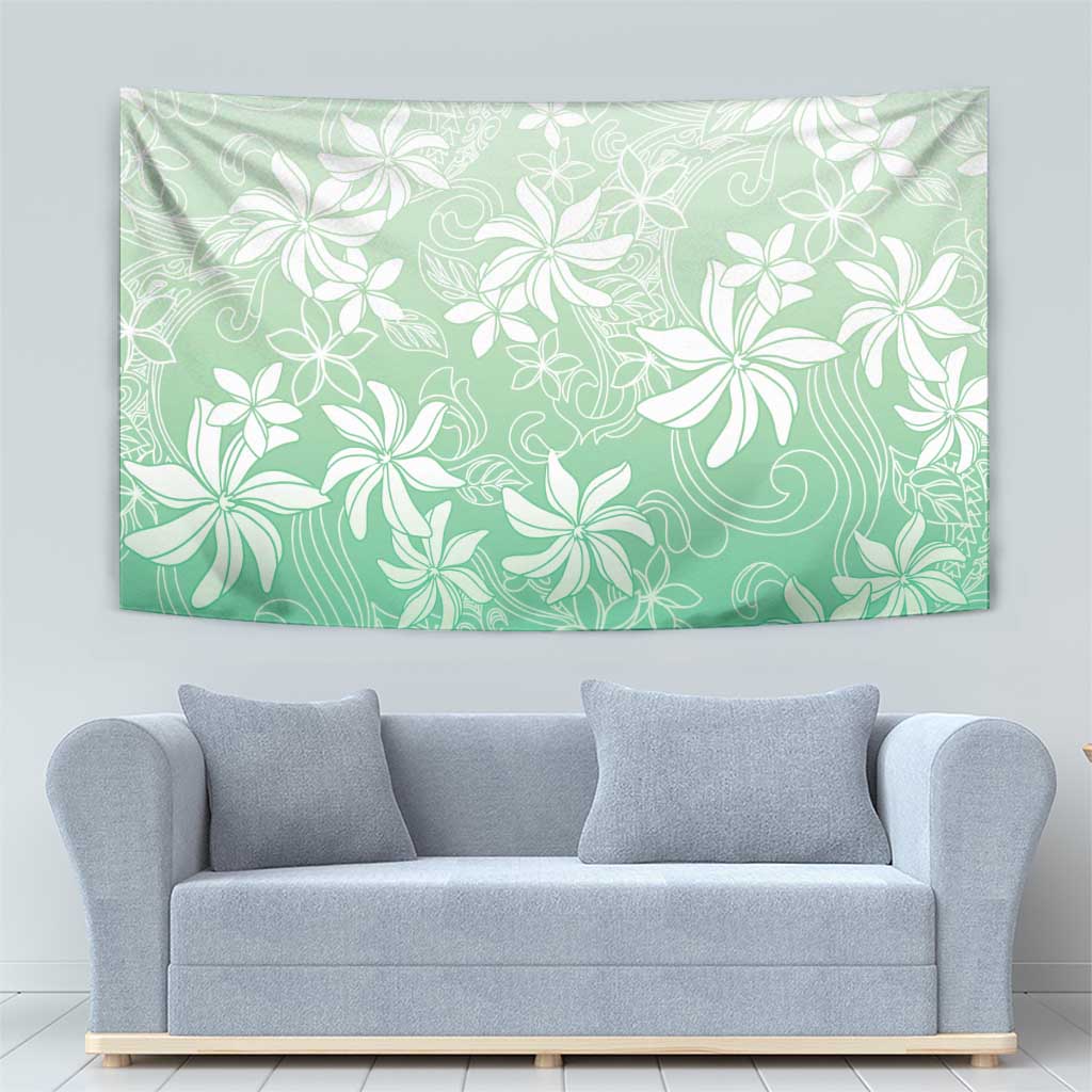 Tiare Tahiti Tapestry Matcha Polynesia Motifs LT05 - Polynesian Pride