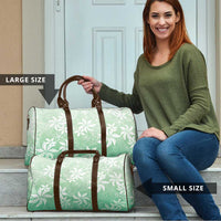 Tiare Tahiti Travel Bag Matcha Polynesia Motifs LT05 - Polynesian Pride