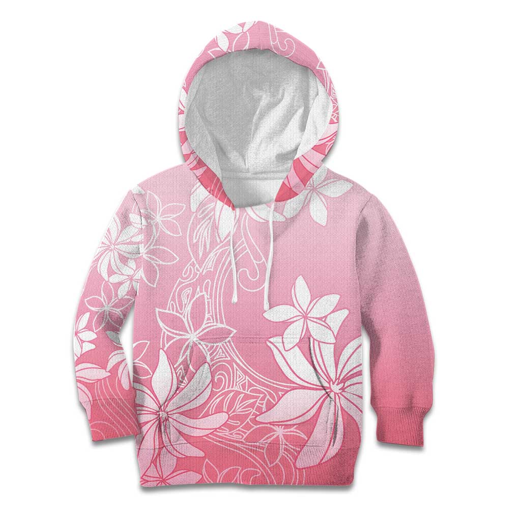 Tiare Tahiti Kid Hoodie Pink Polynesia Motifs LT05 Hoodie Pink - Polynesian Pride