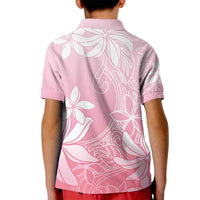 Tiare Tahiti Kid Polo Shirt Pink Polynesia Motifs LT05 - Polynesian Pride