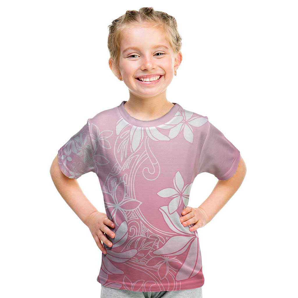 Tiare Tahiti Kid T Shirt Pink Polynesia Motifs LT05 Pink - Polynesian Pride