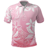 Tiare Tahiti Polo Shirt Pink Polynesia Motifs LT05 Pink - Polynesian Pride