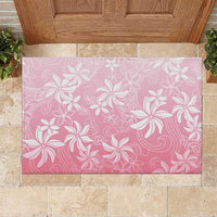 Tiare Tahiti Rubber Doormat Pink Polynesia Motifs LT05 Pink - Polynesian Pride