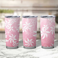 Tiare Tahiti Tumbler Cup Pink Polynesia Motifs LT05 - Polynesian Pride