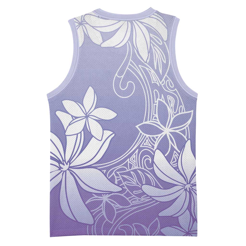 Tiare Tahiti Basketball Jersey Purple Polynesia Motifs LT05 - Polynesian Pride