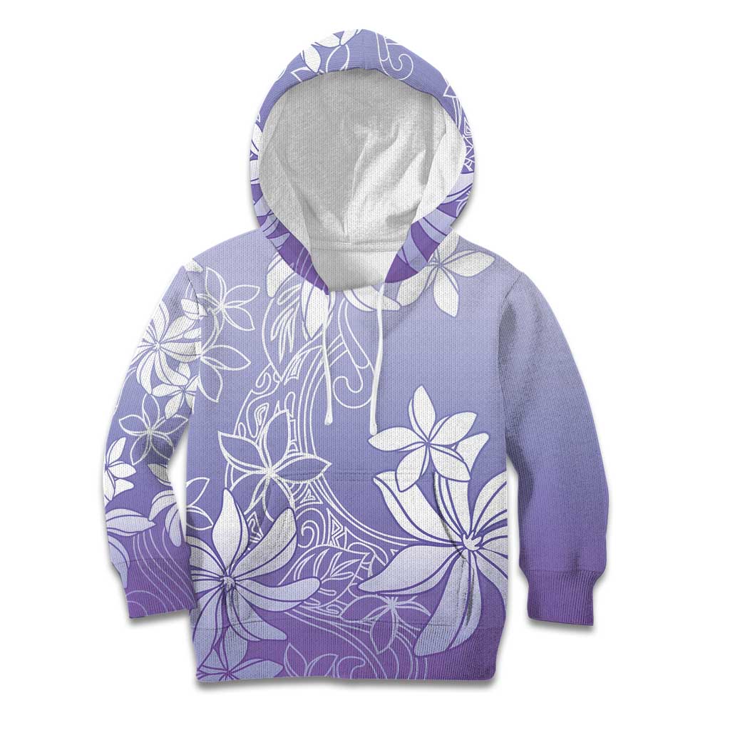 Tiare Tahiti Kid Hoodie Purple Polynesia Motifs LT05 Hoodie Purple - Polynesian Pride